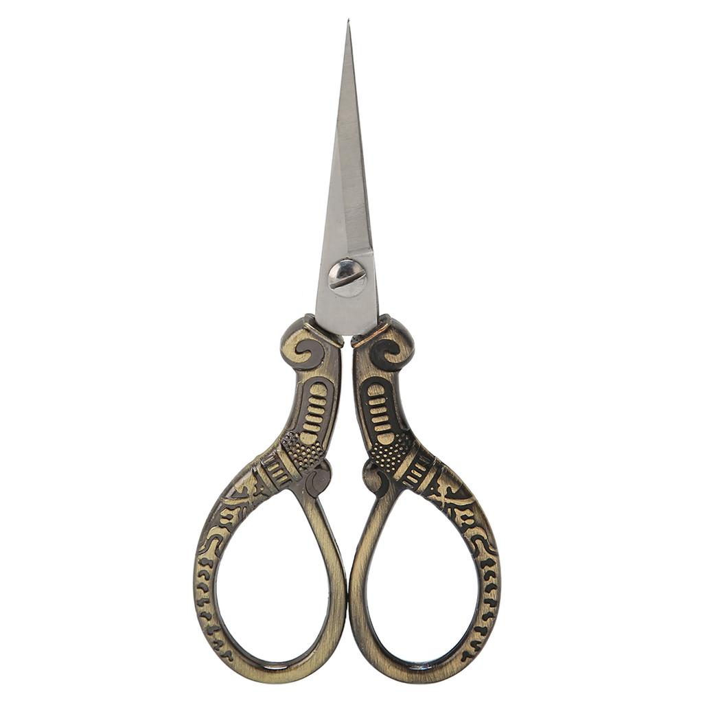 Embroidery Scissors Stainless Steel Vintage Small Portable Stitch Craft Scissors for Sewing DIY