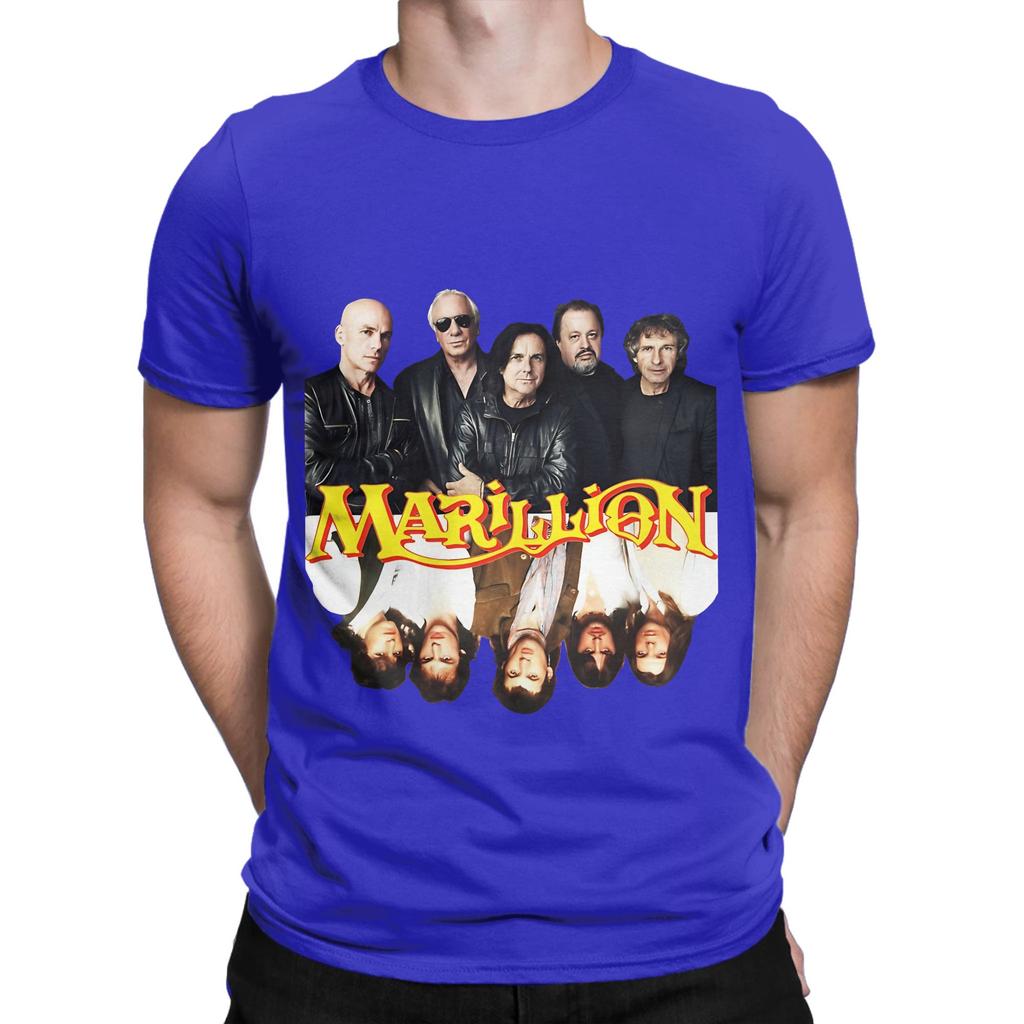 Marillion Mitglieder Vorher Nachher Lustige Grafik 100% Baumwolle T-Shirt Marillion Oberteile T-Shirts Für Unisex