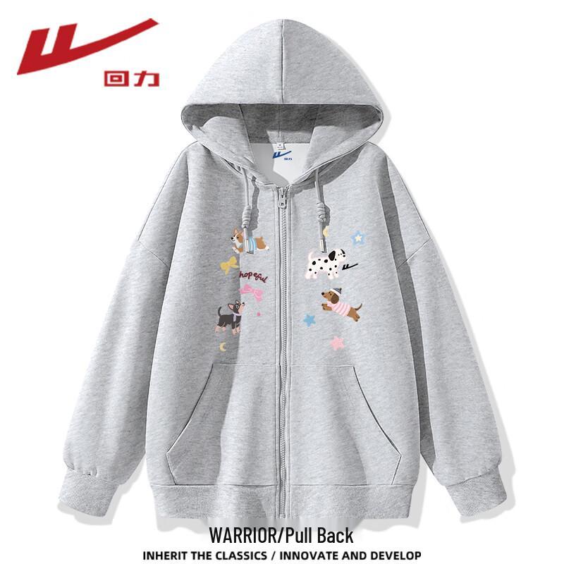 Warrior Women's 2025 Autumn Milk Silk Raglan Sweatshirt Cardigan