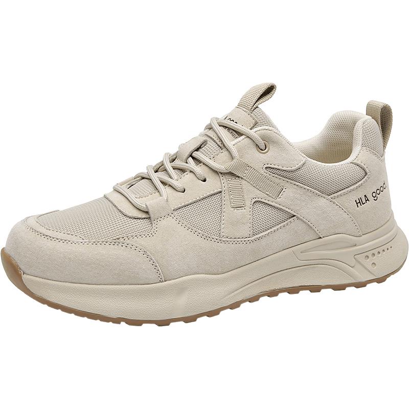 HLA Men s Retro Spliced Thick-Sole Casual Shoes 42