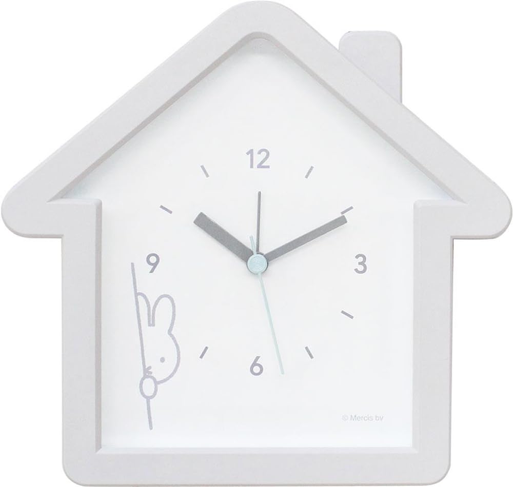 

Tees Factory Miffy House-Shaped Clock, MF-5520469HK