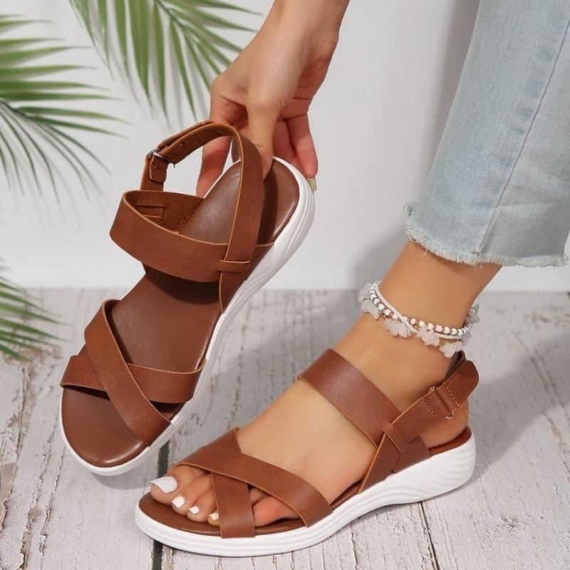 Large size sandals women's summer post-trip sandals TEUM explosive sandals