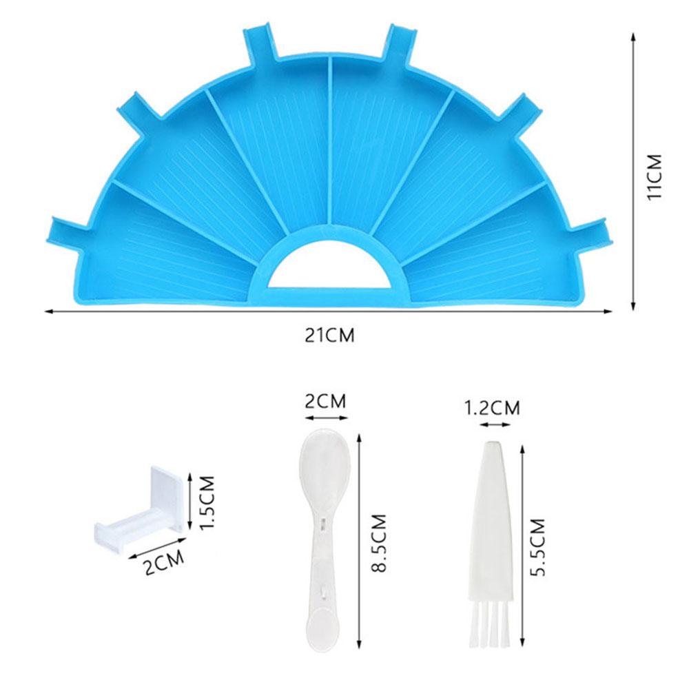 6 Grid Palette Diamond Painting Tray Kits Large Capacity Drill Plate Diamond Painting Pen Art Beading Plates Cross Stitch Tools