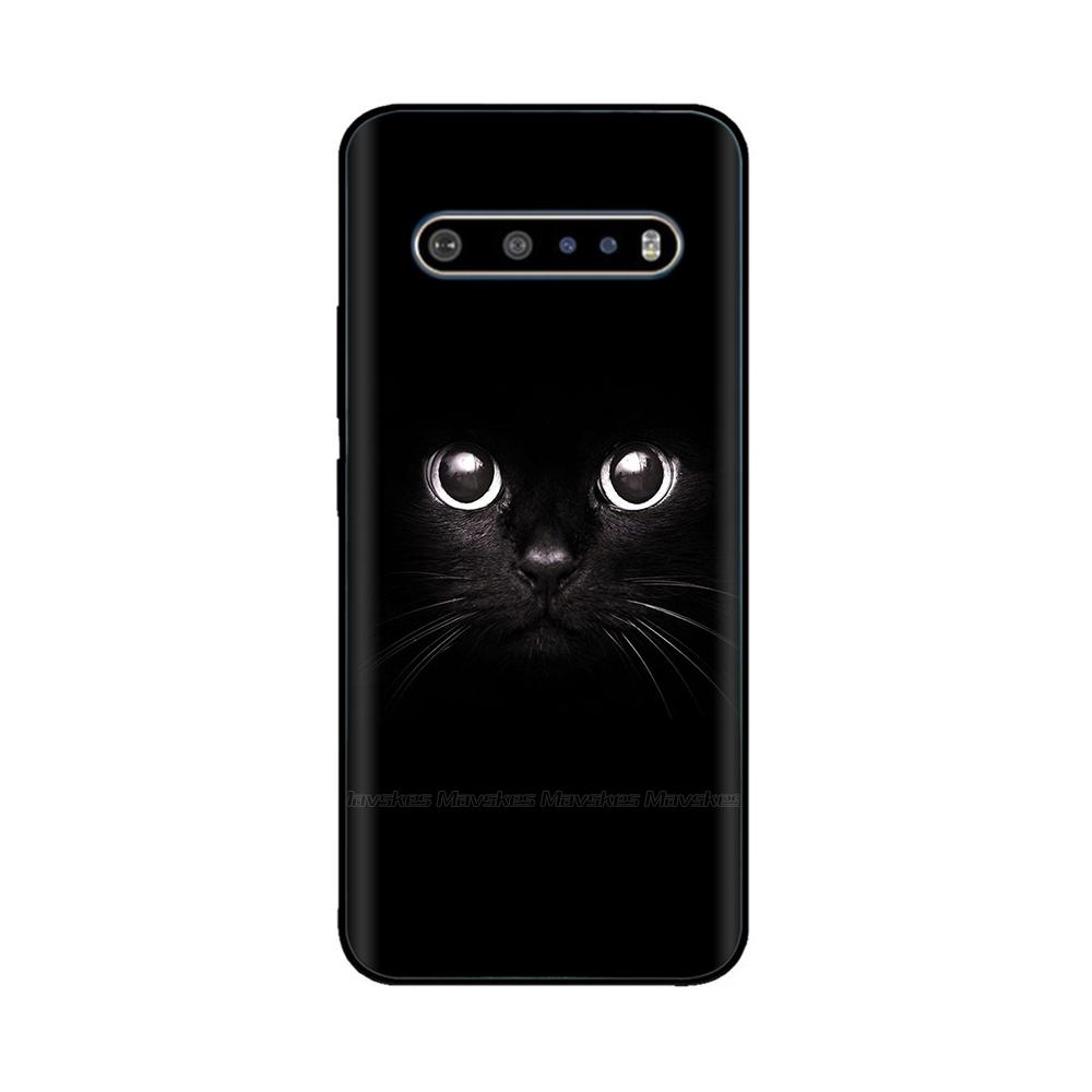 Für LG V60 ThinQ Hülle 6,8" Weiches Silikon TPU Handyhülle Funda Für LG V60 ThinQ 5G V 60 Rückseite lgV60 ThinQ coque Bumper Schale