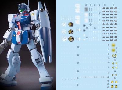 HG RG EG Robot MS Yukisha Detail Up Water Transfer Decal HG Jim Sniper II Fluorescent!! 1/144 (for 1/144 RGM-79SP HG-55) [Item]