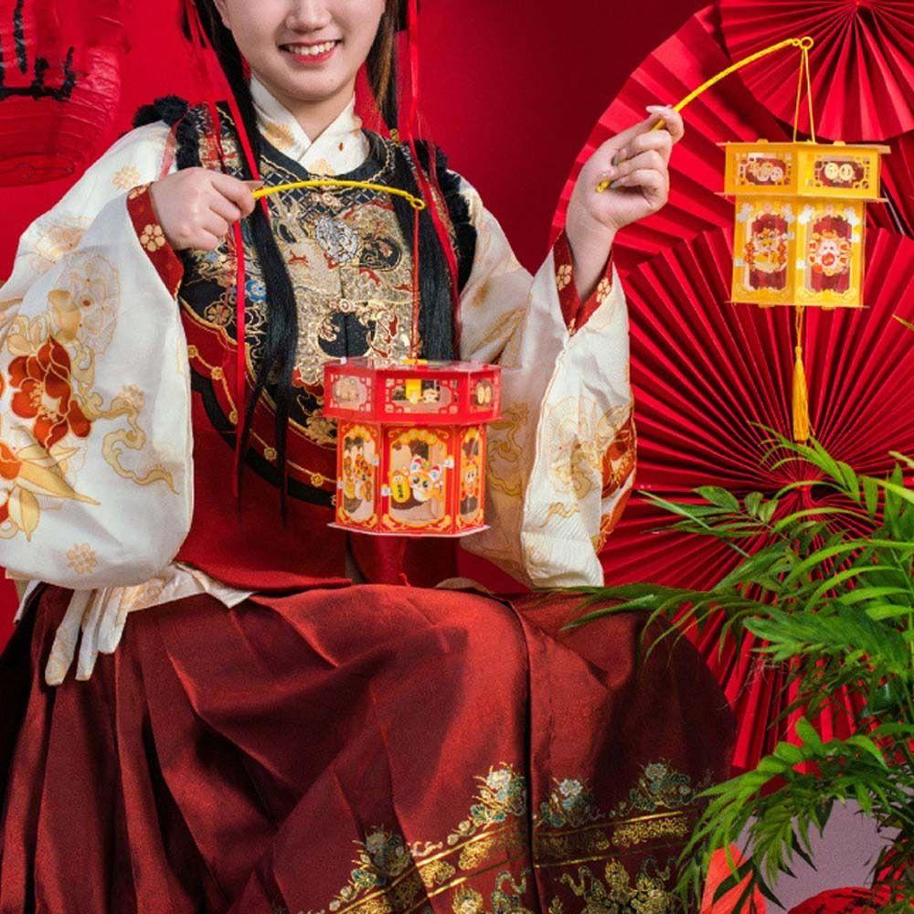 Chinese Style New Year Luminous Lantern Traditional Spring Festival Supplies  Good Luck Decoration