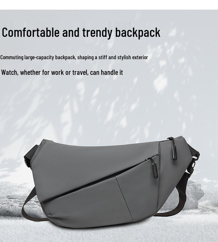 Men's Trendy Oxford Waterproof Crossbody Chest Bag