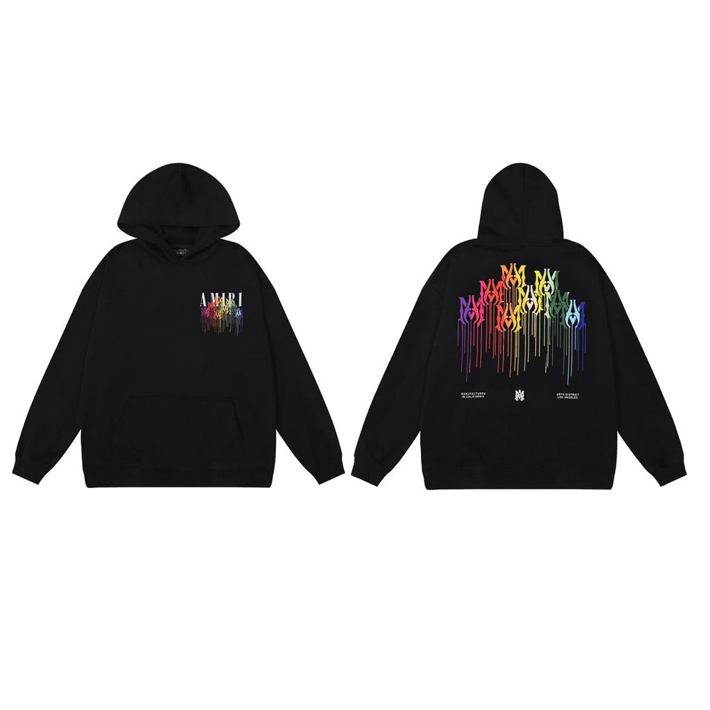 Men's Hooded Sweatshirt - American Trend, Letter Print, Cotton Terry Cloth
