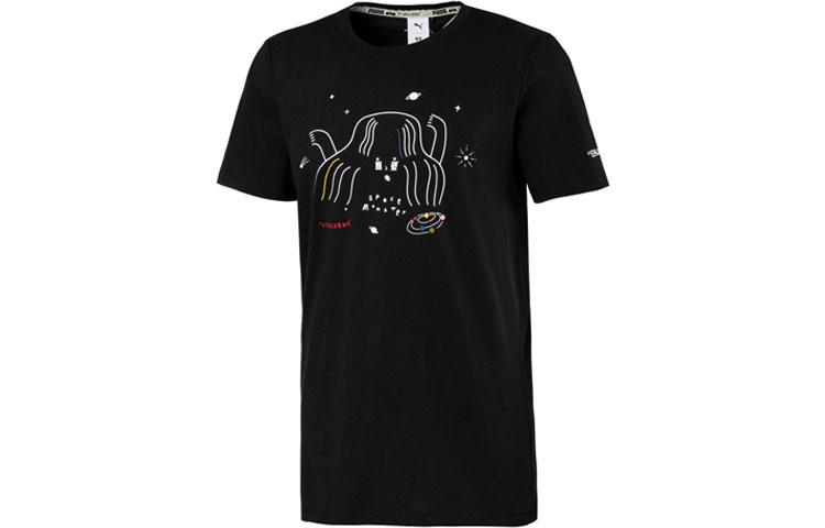PUMA x TYAKASHA T Shirt Unisex Black 595735-01 XS