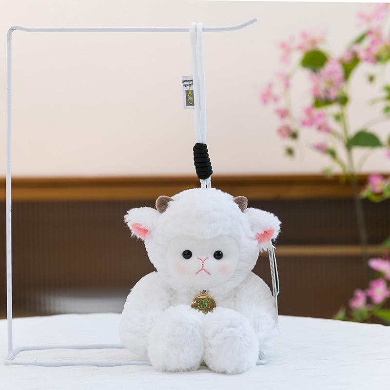 Running Animal Doll Plush Toy Cute Panda Bag Keychain Doll Doll Gift