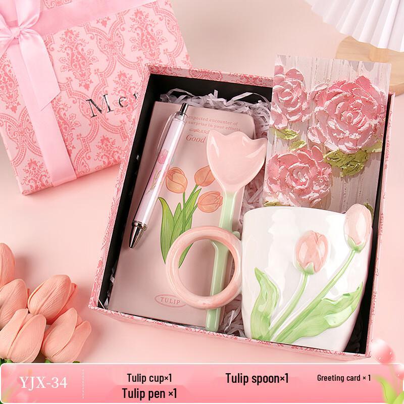 Tulip Ceramic Mug Gift Set
