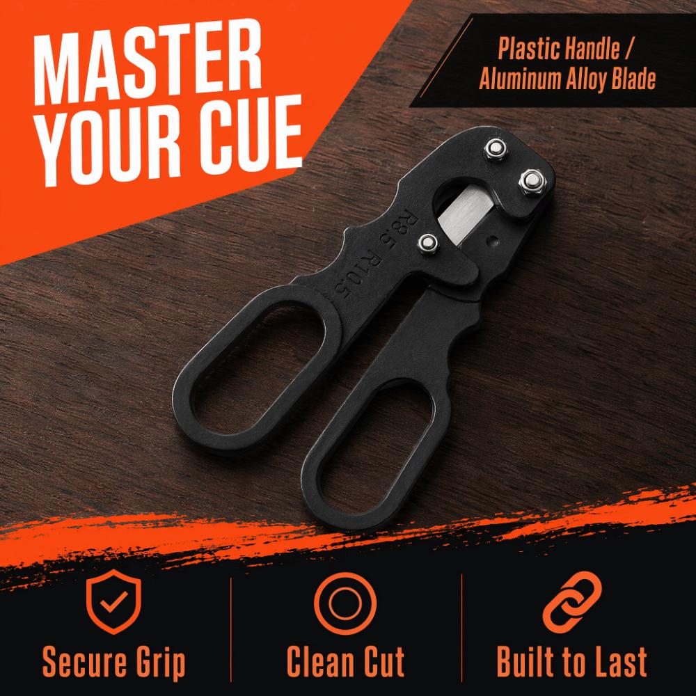 Ergonomic Billiards Cue Tip Cutter Precision Cutting Billiards Tip Trimmer Cue Tip Repair