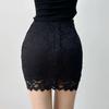 Syvent Cute Floral Print Mini Skinny 12F063 Women's All-Lace Skirt, Skirt, Summer/Autumn Leggings, Leggings,