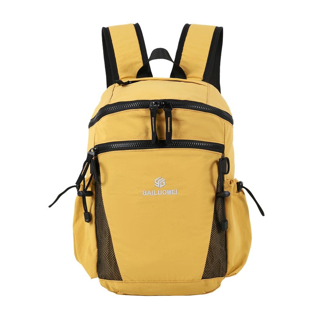 Schoolbag Fashion Brand Backpack Couple Outdoor Contrasting Color Versatile Leisure Travel Backpack Lightweight Hiking Bag