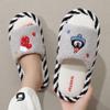 Leaky Toe Home Slippers, Four-season Breathable and Sweat-absorbing Indoor Home Non-slip and Silent Korean Version, Less Cotton Drag Summer