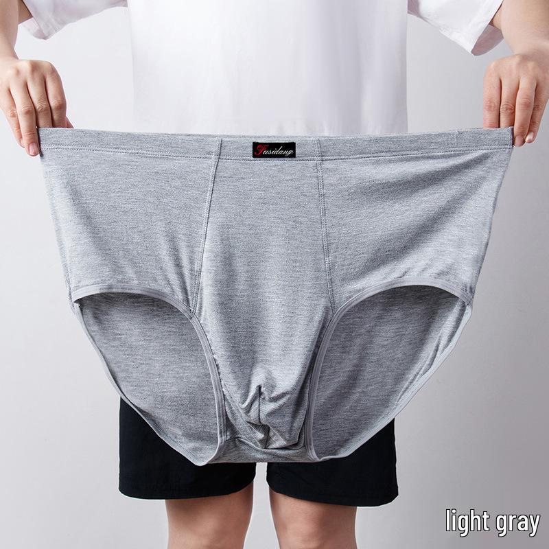 Herren High Waist Dreiecksunterwäsche, Übergröße Modal für Mittelalte & Ältere - Passt bis zu 300 Jin, Sommerausgabe