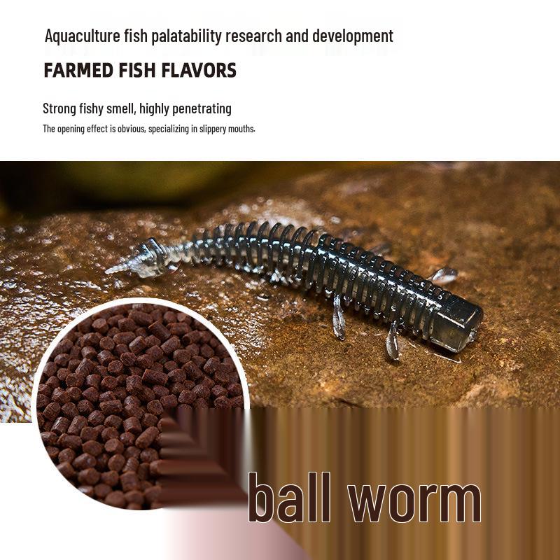 EWE Midsummer 2nd Gen Spiral Soft Balloon Worm Lure for Bass & Mandarin Fish