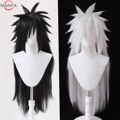 Uchiha Madara Cosplay Perukai Ilgi Karščiui Atsparūs Sintetiniai Plaukai Žaidimų Anime Perukai + Peruko Tinklelis