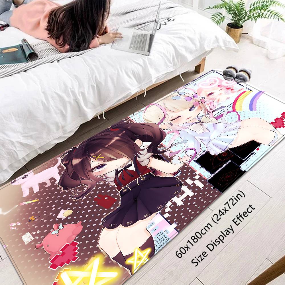 NEEDY GIRL OVERDOSE Floor Mat Kids Room Bedroom Decoration Balcony Anti-Slip Doormat Living Room Welcome Rug