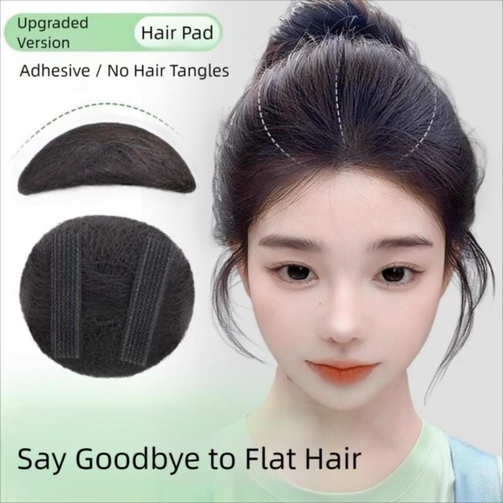 Lightweight Pasted Hair Pads Traceless Invisible Fluffy Hair Cushion  Back of The Head