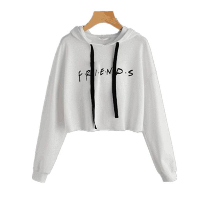 Print Womens Friends Hoodie Hoody Sweatshirt Ladies Pullover Sweater Jumper Hot