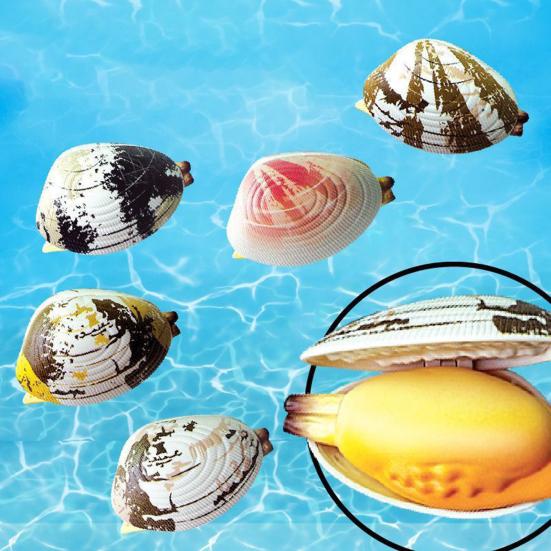 

5Pcs Water Spray Toy Strong Clam-Shaped Water Play Toy Mist Sprayer Novelty Summer Beach Party Accessory 5pcs