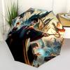 1pc Harry Potter Automatic Folding Umbrella - Compact 8-Rib Design, Durable Plastic & Iron, Perfect Gift for Friends & Family, Outdoor Umbrella, Fashi