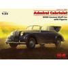 ICM 1/35 German Admiral Open Staff Car with Figure Plastic Model 35471