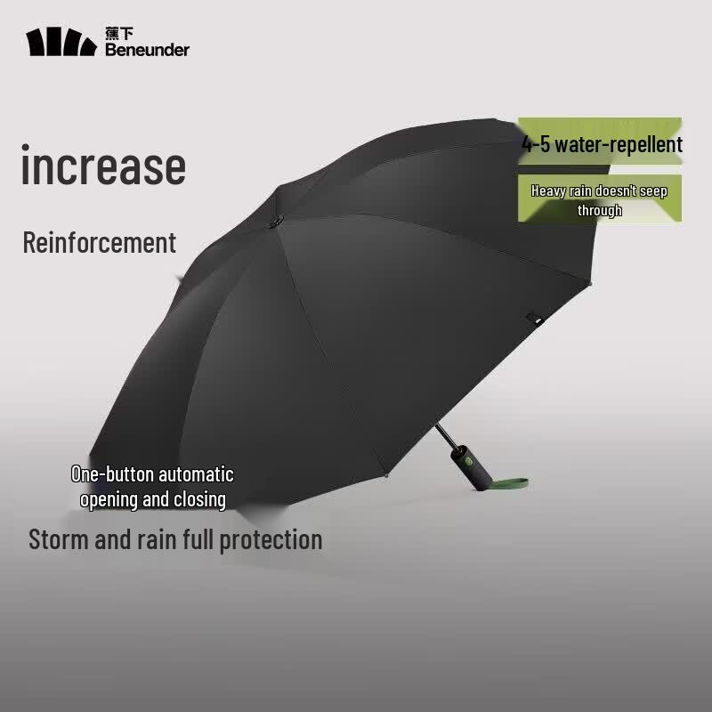 Beneunder 8-Rib UV Protection Sun & Rain Umbrella