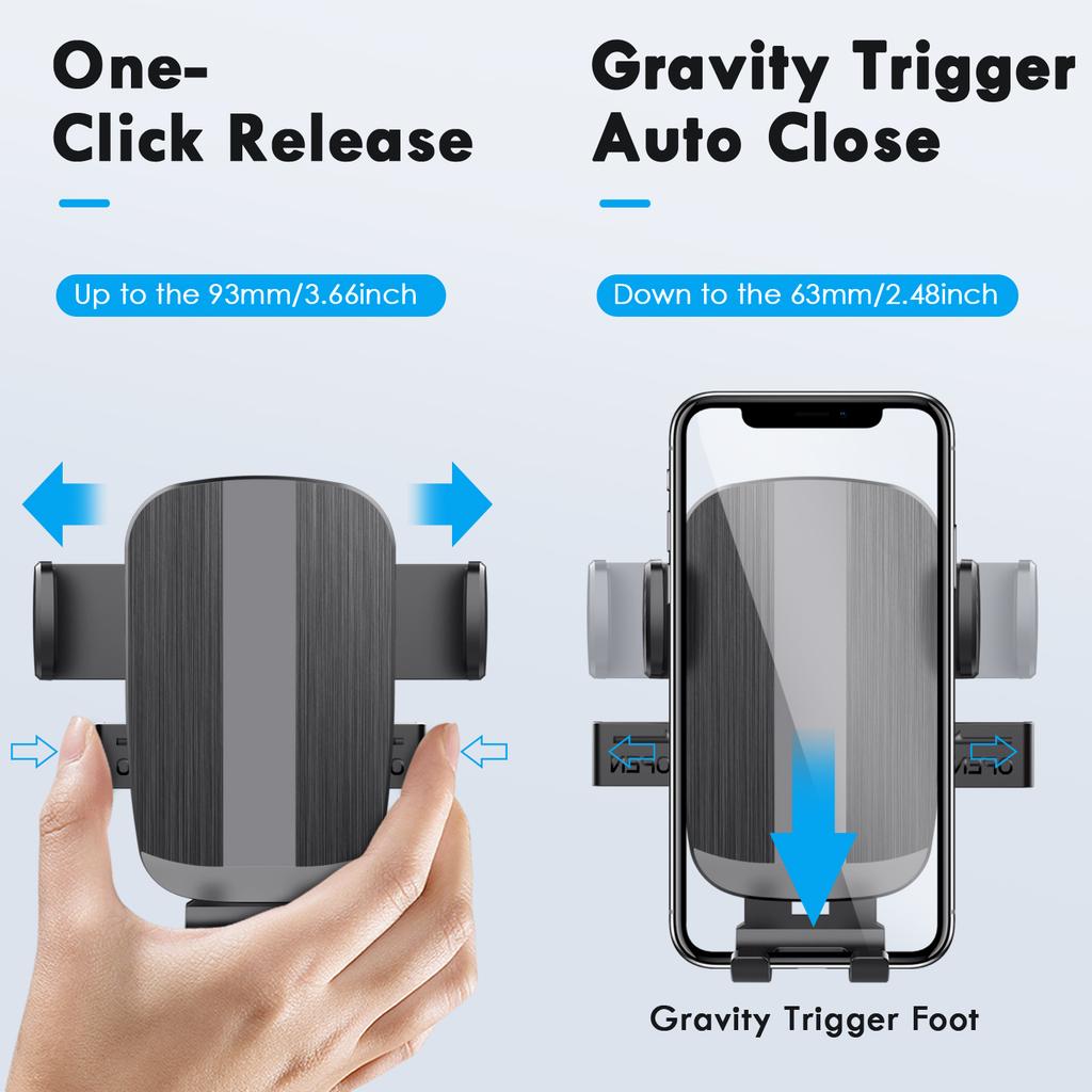 ML227 For Car Dashboard/Windshield 360 Degree Rotation Suction Cup Base Phone Holder with Extendable Arm