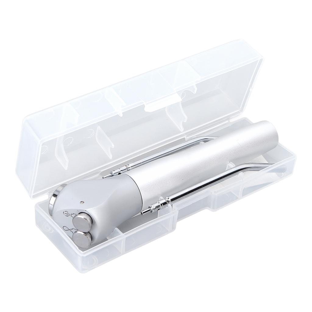 3 Way Air Water Spray Syringe Handpiece with 2 Nozzles Tips Tubes Aluminium Alloy for Dental Equipment