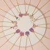 Small Pendant Jewelry Candy Ice Cream Rainbow Cloud Star Heart Flower BFF Joy Babe Charm Necklace Choker For Kids Girls Boy Gift