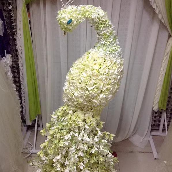 Purple Cymbidium Orchid Silk Flower Decoration Blossom