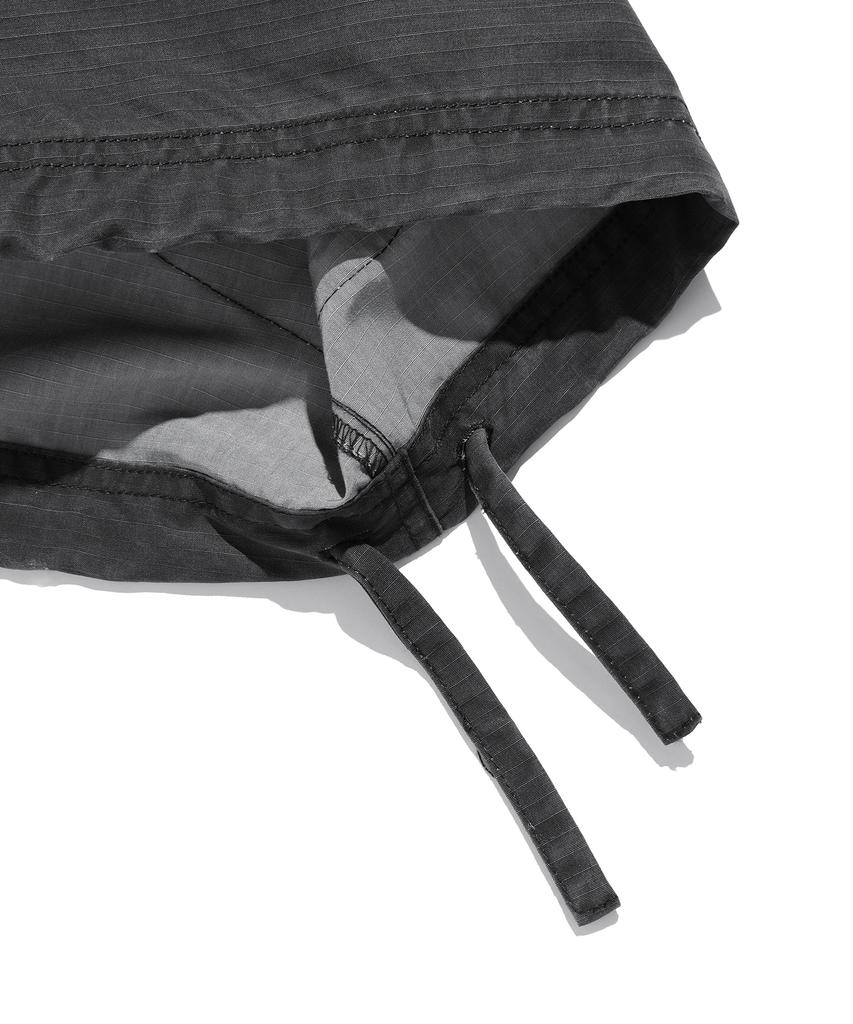 AECA Ripstop Washing Cargo Shorts-Charcoal