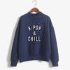 Kpopchill Women Sweatshirt Sweater Tops Jumper Hoody Pullover Colors 8 8 Colors