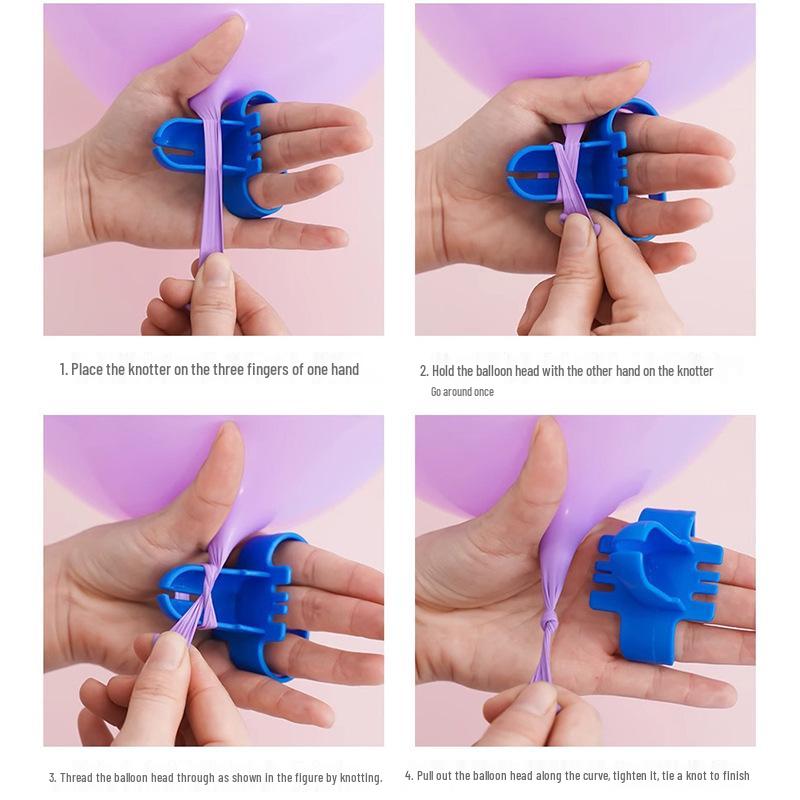 Ballonknoter & Verschlussclip-Set für Hochzeiten und Veranstaltungen