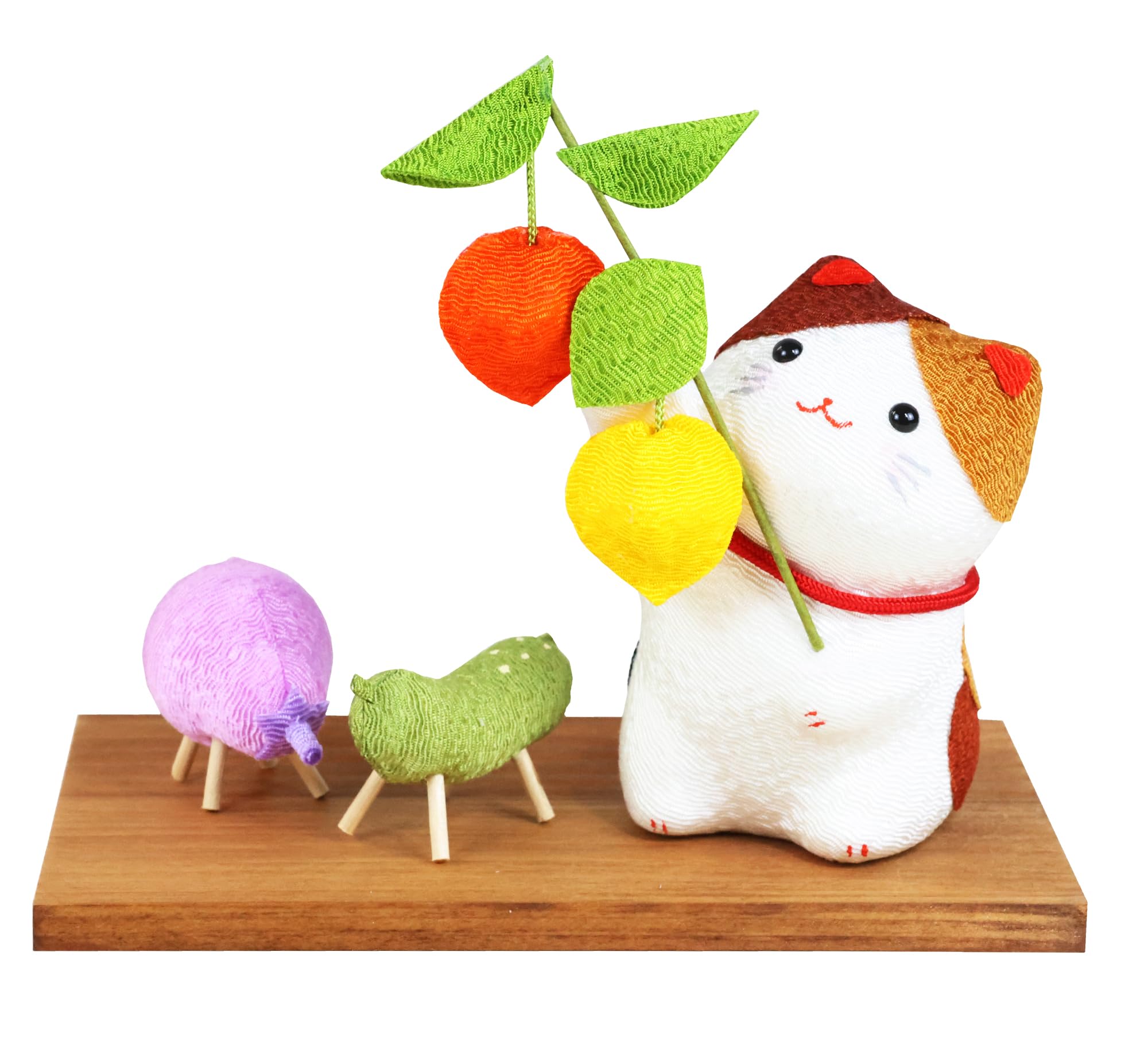 

Osaka Choseido Obon decorations made of crepe mini incense free ground memorial pet memorial first Obon mini size cat and Obon decoration pastel