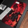Tapis de Souris Guerrier Samouraï Rouge Accessoires PC Intérieur de Bureau Tapis de Jeu Tapis de Souris Décoration de Bureau Décoration Configuration Gamer