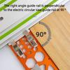 340MM Woodworking 90 ° Right Angle Guide Rail Electric Circular Saw Rail Woodworking Auxiliary Tool