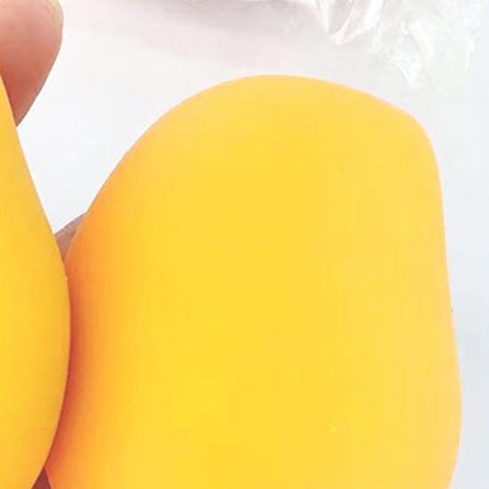 Simulated Squeeze Toys Mango Shape Mini Soft Elastic Fruit Stress Relieving Toy for Kids