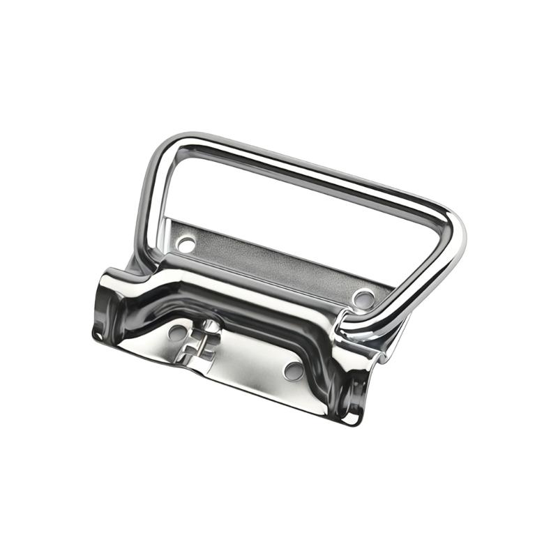 Stainless Steel Thickened Spring Handle Wooden Cabinet Box Door Handle Replacement Heavy Duty Metal Pull Handle