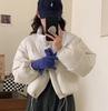 New short cotton clothes women's fashion casual loose stand-up collar small thickened bread clothes jacket