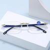 Frameless Presbyopia Eyeglasses Ultralight Anti-blue Light Glasses Men's Reading Glasses  Elder