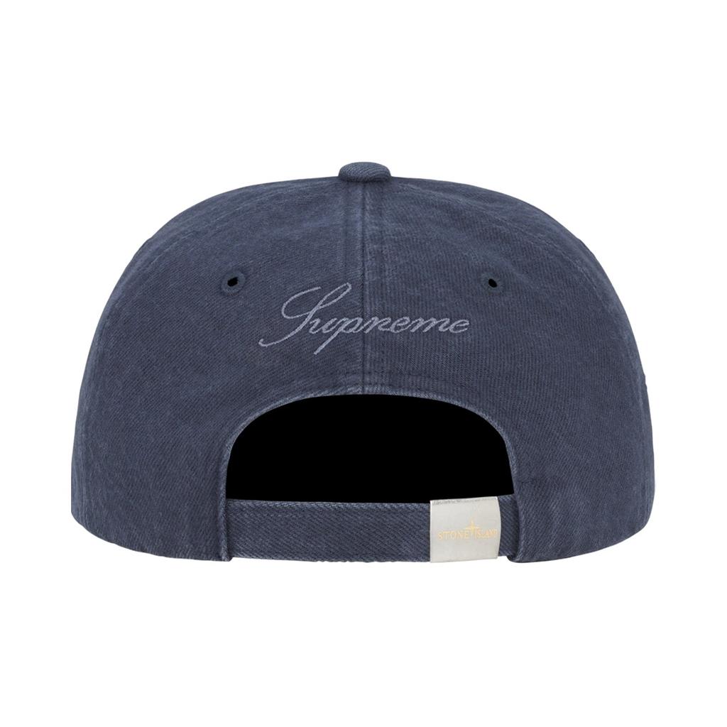 Supreme FW23 Week 10 STONE ISLAND Twill 6-Panel Cap 'Navy' Unisex SUP-FW23-2420