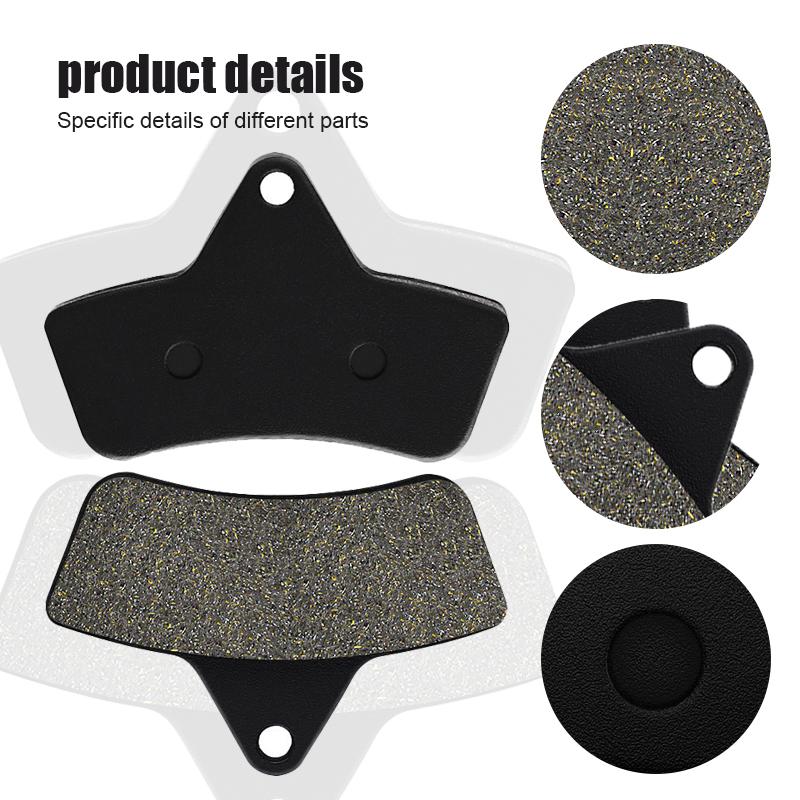 Motorcycle Front or Rear Brake Pads for Arctic Cat 250 300 375 400 454 Bearcat 500 650 H1 Auto Utility 2x4 4x4 1996-2007