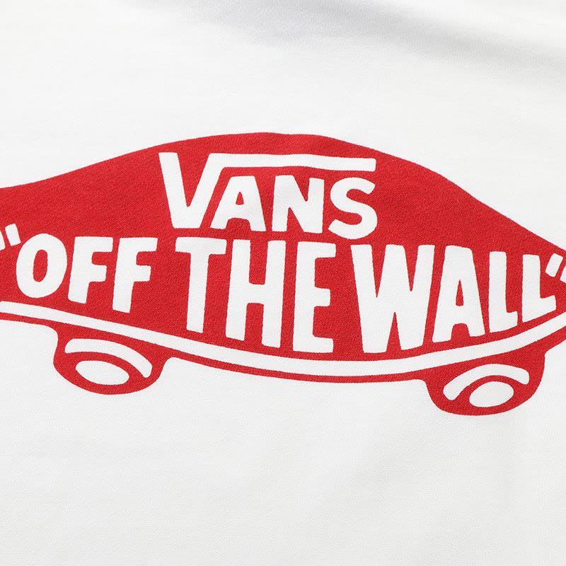 Vans Printed Logo Hoodie Men Tops White VN0A54N2KSF