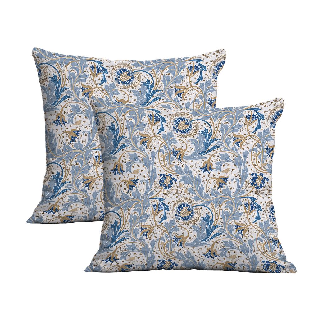 New Creative European Retro Floral Pillowcase Double-sided Printed Home Cushion Pillowcase Multiple Styles Available