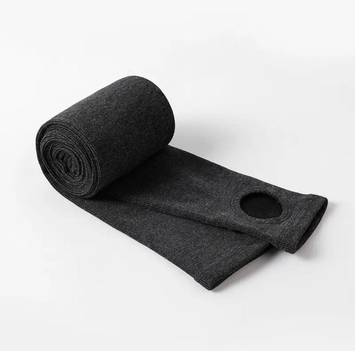 

Серые хлопковые леггинсы — плотные, теплые, облегающие колготки для осени и зимы Spring/Autumn Thin 150g (15~20℃)