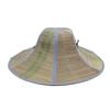 Foldable Straw Hat Fishing Sun Cap Men Women Hiking Travel Camping Sun Hats Drawstring Wide Brim Rattan Hat