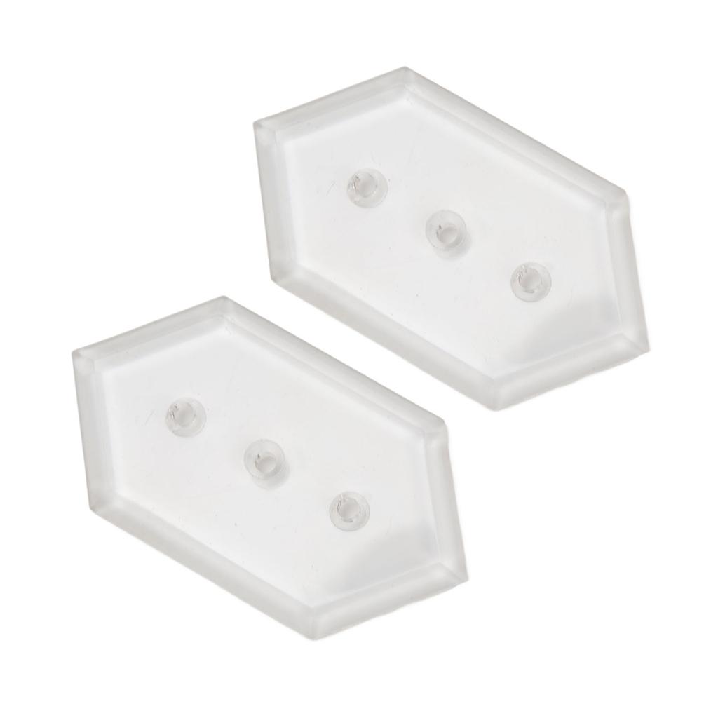 2 Sets Skateboard Hanger Wall Mounting Deck Rack Skateboarding Display and Storage Mount Kit Transparent